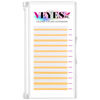 Picture of VEYES INC Colored Lash Extensions 03 05 07 15 C/D Curl 8-16mm Mixed Length Tray, Premium Individual Silk Eyelashes, Professional Supplies for Lash Techs (White 0.07 D 8-16mm)