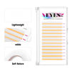 Picture of VEYES INC Colored Lash Extensions 03 05 07 15 C/D Curl 8-16mm Mixed Length Tray, Premium Individual Silk Eyelashes, Professional Supplies for Lash Techs (White 0.07 D 8-16mm)