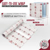 Picture of Hustle Butter Second Skin Tattoo Wrap - 9.8 Inches x 2.2 Yards - Transparent Adhesive Roll - Easy Removal, Mess-Free Body Art Wrap - Breathable & Latex-Free - for Medium Tattoo Aftercare