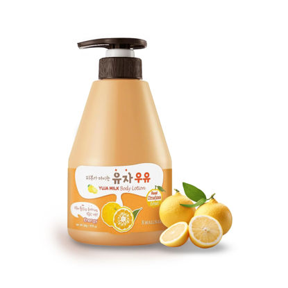 Picture of WELCOS KWAILNARA Yuja Milk Body Lotion - Korean Lotion for Bright, Even-Toned Skin 560 g / 19.75 Fl. oz