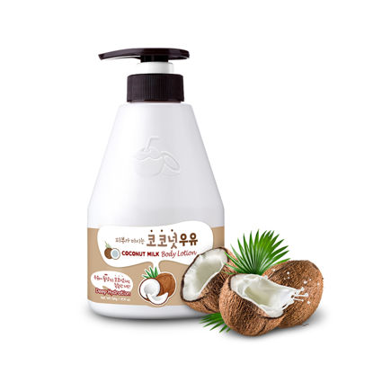 Picture of WELCOS KWAILNARA Coconut Milk Body Lotion - Korean Body Lotion for Deep Hydration & Silky Smooth Skin 560 g / 19.75 Fl. Oz