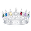 Picture of YOUlDIANZI Queen Crown Rhinestone Wedding Crowns and Tiaras for Women Costume Party Hair Accessories Princess Birthday Crown Crystal Bridal Crown