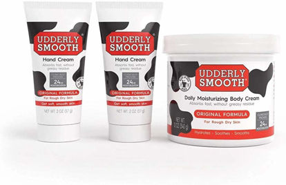 Picture of UDDERLY SMOOTH NonGreasy Hand and Body Moisturizer Cream Bundle 1 Kit, 3 Count