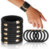 Picture of FORENEE Hair Ties No Damage - 10PCS Ponytail Holders - Elastic Hair Ties for Thick Hair - Braided Hair Bands for Women Girls's Hair - Black