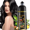 Picture of Leorx Black Hair Dye Shampoo, 16.9 Fl Oz - 3 In 1 Color For Gray Hair Instant Herbal Coloring For Women & Men - Ammonia Free