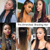 Picture of Liang Dian Pre Stretched Braiding Hair Ombre 30 Inch 8 Packs Synthetic Crochet Braids Hot Water Setting Professional Soft Yaki Texture Synthetic Hair Extensions(30 Inch 1B/27)