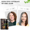 Picture of Brown Hair Dye Shampoo 3 in 1, Hair Color Shampoo for Cover Grey Hair, Natural Hair Dye Shampoo with Herbal Ingredient for Men and Women (MEIDU Brown)