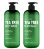 Picture of AnatoliaDaphne Tea Tree Body Wash and Shower Gel with Vitamin E for Jock Itch, Eczema, Ringworm, Body Odor, Body Wash Women & Men with Added Body Oils,LARGE 20.2 FL Oz Bottle (Tea Tree, Pack of 2)