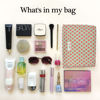 Picture of STARDW Flower Cosmetic Bags Makeup Bags for Women,Travel Makeup Bag Large Capacity Canvas Makeup Bag,Makeup Organizer Bag Zipper Pouch (Red Floral)