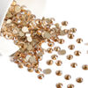 Picture of Beadsland 2880pcs Flat Back Crystal Rhinestones Round Gems for Nail Art and Craft Glue Fix,Golden Shadow,SS20,4.6-4.8mm