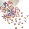 Picture of Beadsland 576pcs Flat Back Crystal Rhinestones Round Gems for Nail Art and Craft Glue Fix, Light Pink AB, SS30,6.3-6.5mm