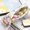 Picture of PAZIMIIK Cotton Makeup Bag for Women Large Quilted Travel Cosmetic Pouch Girls' Make Up Organizer,Little Bunny
