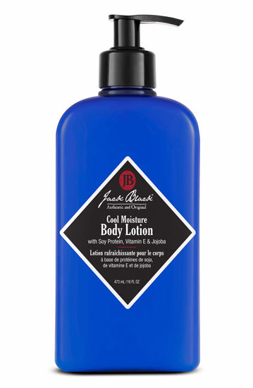 Picture of Jack Black Cool Moisture Body Lotion, 16 Fl. Oz. - Soy Protein, Vitamin E & Jojoba - Clean & Fresh Scent, Body Lotion for Dry Skin, Body Moisturizer, Body Cream for Men & Women