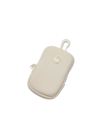 Picture of Touchland Touchette Zippered Pouch, Attachable Fashion Accessory with Snap Hook for Power Mist and Glow Mist 1FL OZ, Ivory