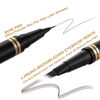 Picture of Eyebrow Pen,2-in-1 Waterproof Eyebrow Pencil with 4 Tip Microblading Brow Pen and Ultra-Precise Brow Pencil,with Dual-ended Eyebrow Brush,Eyebrow Makeup for Natural Looking - Chocolate