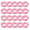 Picture of Didder 20 Pcs Pink Velvet Scrunchies, Soft Hair Ties for Women Girls Elastic Bobbles Ropes Scrunchie, Cute Hair Accessories for Daily Use