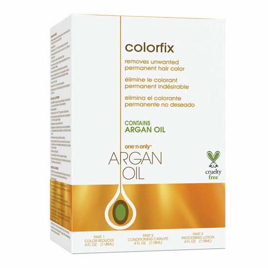 Picture of One N Only Colorfix Permanent Hair Color Remover Kit With Argan Oil - Dye Removes Any Level