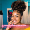 Picture of rosmile Afro Puff Drawstring Ponytail Extension for Black Women, Premium Black to Brown 80 Gram Short Synthetic Afro Puff Ponytail for Natural Hair, Clip on Kinky Drawstring Curly Ponytail Bun