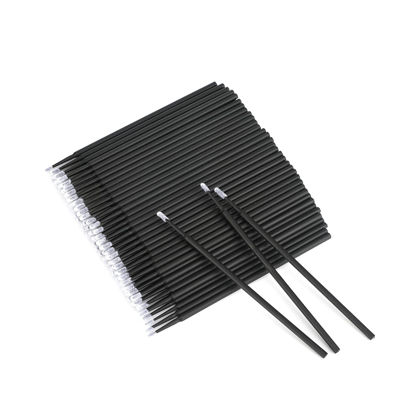 Picture of G2PLUS 500PCS Cotton Swabs, Black Disposable Micro Applicators Brush for Makeup and Personal Care, Micro Swabs for Eyelash Extensions, Nails, Eyeliner (Head Diameter: 2.5mm/0.098'')