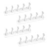 Picture of 4 Sets White Nail Stand for Press on Nails Display, Magnetic Fake Nail Tips Holder for Painting Nails Practice, Beginner Acrylic Nail Art Kit Accessories, Nail Salon Equipment and Decorations