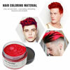 Picture of Red Temporary Hair Dye Wax Natural Instant Hair Color Wax Pomades 4.23 oz,Hair Styling Clay for Party, Cosplay, Halloween,Christmas