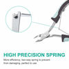 Picture of IVON Cuticle Trimmer, Non-Slip Professional Cuticle Nipper Stainless Steel Cutter
