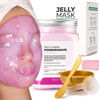 Picture of BRÜUN Jelly Mask Jar Pomegranate Peel-Off Face Care Rubber Mask | 23 fl oz Skin Care Moisturizing Gel Mask Jar Spa Set