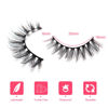 Picture of MilyBest Lashes Mink Eyelashes Wispy Fluffy D Curl Fake Eye Lashes Like Eyelash Extensions 14 Pairs Women Long Natural False Eyelashes Strips Pack