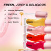 Picture of Gisou Honey Infused Hydrating Lip Oil, Nourishing Lip Moisturizer for Dry Lips, High Shine, Smooth Finish, Clear Golden Glow Shade, Fresh Honey Scent, Honey Gold, 8ml