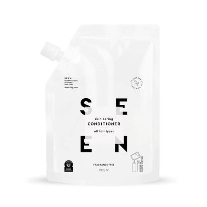 Picture of SEEN Conditioner Eco-Refill, Fragrance Free - Non-Comedogenic & Sulfate-Free Hair Conditioner- Dermatologist-Developed - Safe for Sensitive & Acne Prone Skin