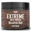Picture of Viking Revolution Majestic Oud Hair Pomade for Men - Extreme Hold Hair Gel for Men Water Based - Mens Pomade Extra Firm Mens Hair Pomade Strong Hold - High Shine Mens Hair Cream (4oz)