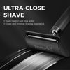 Picture of ZOMCHI Double Edge Safety Razor with Razor Stand, Men’s Metal Razor with 10 Safety Razor Blades, Reusable Razor for Men & Women - Matte Black