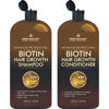 Picture of First Botany, Biotin Hair Growth Shampoo Conditioner Anti Hair Loss Thickening formula Collagen & Stem Cell For Hair Regrowth Anti Thinning Sulfate Free For Men Women Anti Dandruff Treatment 16 oz x2