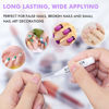 Picture of Nail Glue for Acrylic Nails - Nail Glue for Press On Nails, 8 Pcs BTArtbox Adhesive Super Bond for Fake Nails Tips Long Lasting, 0.07 oz