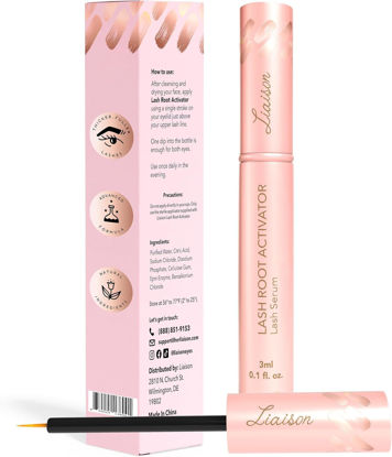 Picture of Eyelash Growth Serum (3ml) Premium Eyelash Boosting Serum for Thickness, Stronger, Healthier Lashes - Enhancer - Vegan & Cruelty Free - 2 Month Supply - USA