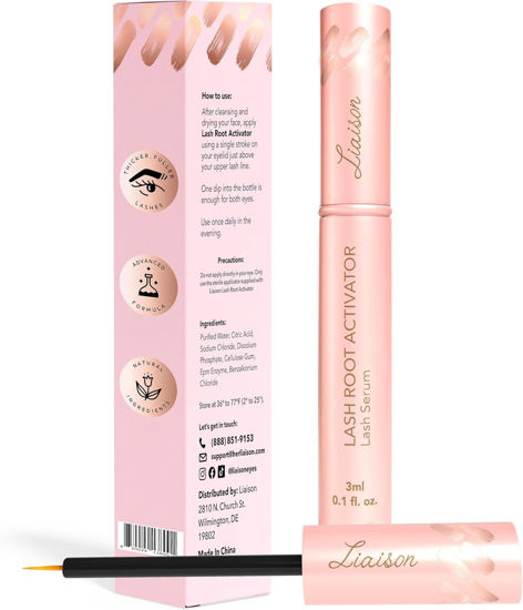 Picture of Eyelash Growth Serum (3ml) Premium Eyelash Boosting Serum for Thickness, Stronger, Healthier Lashes - Enhancer - Vegan & Cruelty Free - 2 Month Supply - USA
