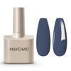 Picture of MAYCHAO 15ML Gel Nail Polish 1Pc Blue Haze Gel Polish Soak Off UV LED Nail Polish Nail Art Starter Manicure Salon DIY at Home, 0.5 OZ