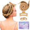 Picture of Heatless 60" Extra Long Soft Hair Curlers to Sleep In, No Heat Curling Headband Hair Rollers (Khaki)
