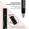Picture of Kaely 8Pcs Cream Eyeshadow Stick Set for Eyes,Champagne Pearl Taupe Bronze Cocoa Stone Putty Smoky Amethyst,Halloween Makeup,Matte Shimmer Eye Shadow Pencil Pen Crayon Waterproof,sombras para ojos 03