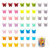 Picture of 50 Packs Assorted Color Butterfly Hair Clips, Beautiful Mini Butterfly Hair Clips Hair Accessories for Women and Girls (Jelly Colors)