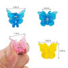 Picture of 50 Packs Assorted Color Butterfly Hair Clips, Beautiful Mini Butterfly Hair Clips Hair Accessories for Women and Girls (Jelly Colors)