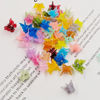 Picture of 50 Packs Assorted Color Butterfly Hair Clips, Beautiful Mini Butterfly Hair Clips Hair Accessories for Women and Girls (Jelly Colors)