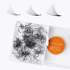 Picture of Eyesy Lash 500 Promade Fans | 10D 0.07 Size 12mm Curl D | Premade Fans Eyelash Extensions Fluffly Mega Volume Premade Lash Handmade Natural Pro Made Loose Lash Fan