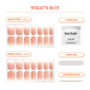Picture of Heyhae Semi Cured Gel Nail Strips | Sun Cured Gel Nail Wraps No LED Lamp Needed Easy Apply & Remove | Includes 28 strips, 1 Prep Pad, 1 Nail File & 1 Wooden Stick - Hey, You Off Today?
