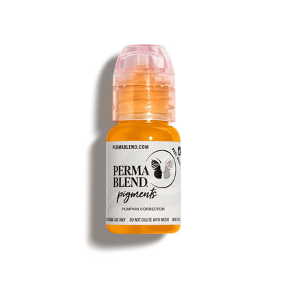 Picture of Perma Blend - Pumpkin Modifier - Microblading Ink Modifier - Professional Tattoo Ink - Orange/Yellow Tattoo Ink Makeup - Vegan (0.5 oz)