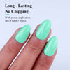 Picture of Imtiti Pastel Gel Nail Polish, 0.5 Fl Oz Pastel Mint Green Gel Polish Soak Off LED U V Nail Gel Polish Spring Summer Easter Gel Nail Polish DIY Nail Art Starter Manicure Salon Gel Nail Kit