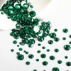 Picture of Beadsland Rhinestones for Makeup,8 Sizes 2500pcs Green Flatback Rhinestones Face Gems for Nails Crafts with Tweezers and Wax Pencil,Emerald,SS4-SS30