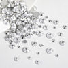 Picture of Beadsland Rhinestones for Makeup,8 Sizes 2500pcs Silver Flatback Rhinestones Eye Gems for Nails Crafts with Tweezers and Wax Pencil,Silver Hematite,SS4-SS30