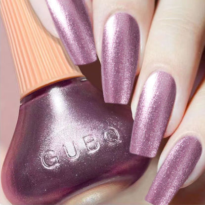 Picture of Major Dijit Quick Dry Nail Polish Purple Silver Summer Nail Lacquer for Nail Art Regular Nail Polish 0.41 fl oz.