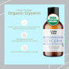Picture of 100% Organic Glycerin - USDA Certified - Perfect for DIY Beauty Products, Crafts, and Formulations - Derived from Coconut - Skin and Hair Moisturizer for Deep Hydration - 8 Fl Oz - by Everyday Beauty